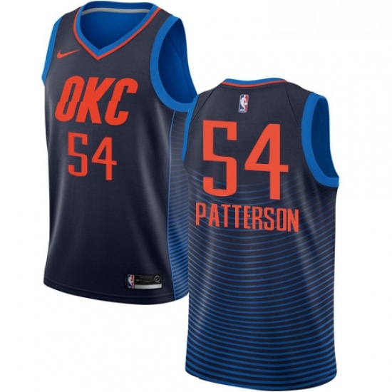 Womens Nike Oklahoma City Thunder 54 Patrick Patterson Swingman Navy Blue NBA Jersey Statement Edition Womens Nike Oklahoma City Thunder 54 Patrick Patterson Swingman Navy Blue NBA Jersey Statement Edition