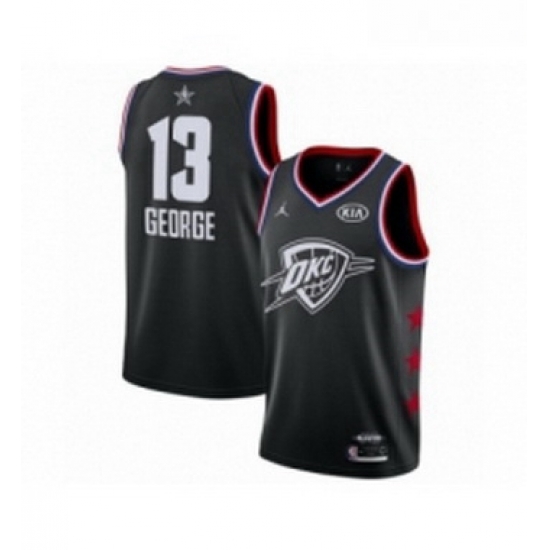 Youth Jordan Oklahoma City Thunder 13 Paul George Swingman Black 2019 All Star Game Basketball Jersey Youth Jordan Oklahoma City Thunder 13 Paul George Swingman Black 2019 All Star Game Basketball Jersey