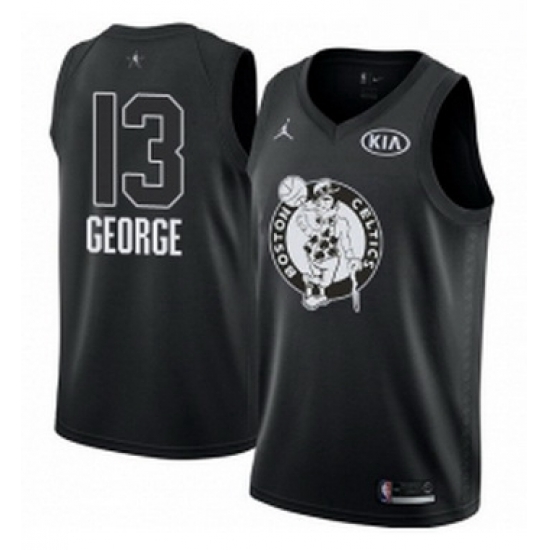 Youth Nike Jordan Oklahoma City Thunder 13 Paul George Swingman Black 2018 All Star Game NBA Jersey Youth Nike Jordan Oklahoma City Thunder 13 Paul George Swingman Black 2018 All Star Game NBA Jersey