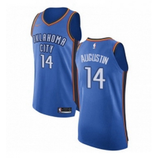 Youth Nike Oklahoma City Thunder 14 DJ Augustin Authentic Royal Blue Road NBA Jersey Icon Edition Youth Nike Oklahoma City Thunder 14 DJ Augustin Authentic Royal Blue Road NBA Jersey Icon Edition