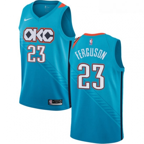Youth Nike Oklahoma City Thunder 23 Terrance Ferguson Swingman Turquoise NBA Jersey City Edition Youth Nike Oklahoma City Thunder 23 Terrance Ferguson Swingman Turquoise NBA Jersey City Edition