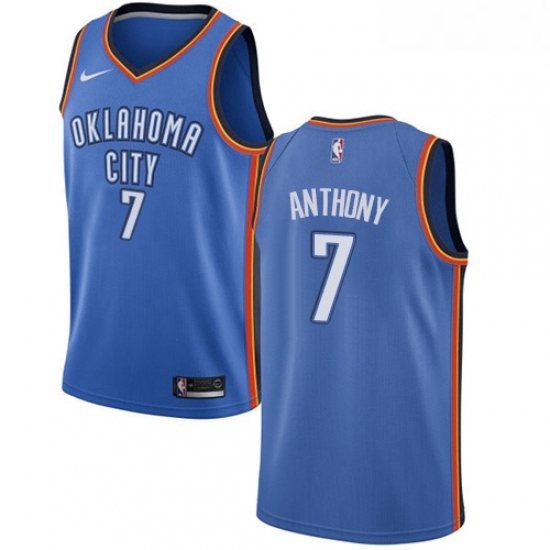 Youth Nike Oklahoma City Thunder 7 Carmelo Anthony Swingman Royal Blue Road NBA Jersey Icon Edition Youth Nike Oklahoma City Thunder 7 Carmelo Anthony Swingman Royal Blue Road NBA Jersey Icon Edition