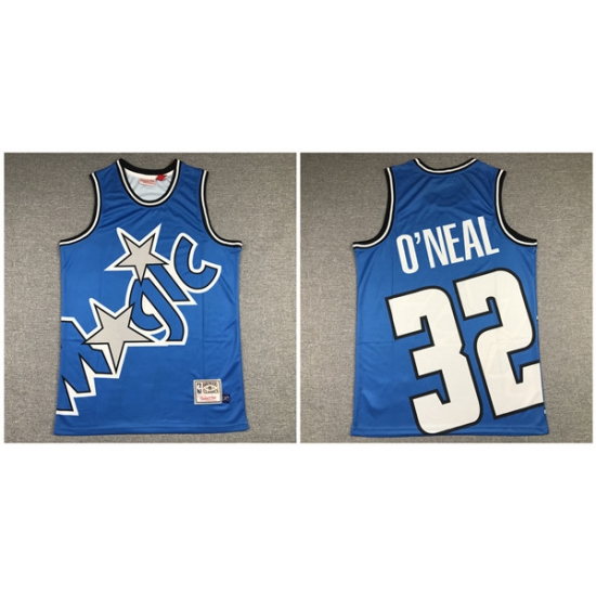 Magic 32 Shaquille O 27Neal Blue Hardwood Classics Jersey Magic 32 Shaquille O 27Neal Blue Hardwood Classics Jersey