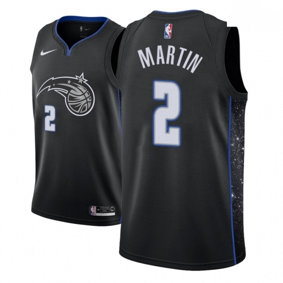 Men NBA 2018 19 Orlando Magic 2 Jarell Martin City Edition Black Jersey Men NBA 2018 19 Orlando Magic 2 Jarell Martin City Edition Black Jersey