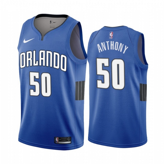 Men Nike Orlando Magic 50 Cole Anthony Blue NBA Swingman Statement Edition 2019 2020 Jersey Men Nike Orlando Magic 50 Cole Anthony Blue NBA Swingman Statement Edition 2019 2020 Jersey