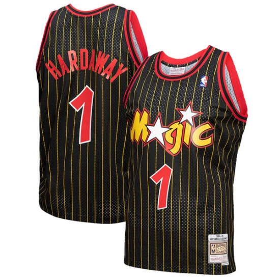 Men Orlando Magic 1 Penny Hardaway Black 1994 95 Hardwood Classics Reload 3 0 Swingman Stitched Jersey Men Orlando Magic 1 Penny Hardaway Black 1994 95 Hardwood Classics Reload 3 0 Swingman Stitched Jersey