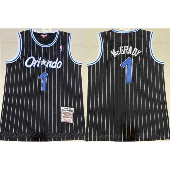 Men Orlando Magic 1 Tracy McGrady Black Stitched Jersey Men Orlando Magic 1 Tracy McGrady Black Stitched Jersey
