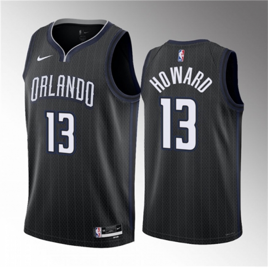 Men Orlando Magic 13 Jett Howard Black 2023 Draft City Edition Stitched Basketball Jersey Men Orlando Magic 13 Jett Howard Black 2023 Draft City Edition Stitched Basketball Jersey