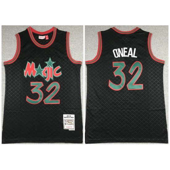 Men Orlando Magic 32 Shaquille O 27Neal Black Throwback Stitched Jersey Men Orlando Magic 32 Shaquille O 27Neal Black Throwback Stitched Jersey