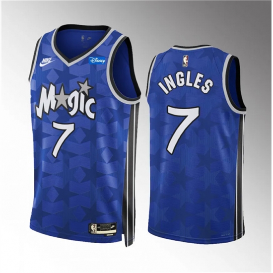 Men Orlando Magic 7 Joe Ingles Blue 2023 24 Classic Edition Stitched Basketball Jersey Men Orlando Magic 7 Joe Ingles Blue 2023 24 Classic Edition Stitched Basketball Jersey