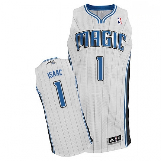 Mens Adidas Orlando Magic 1 Jonathan Isaac Authentic White Home NBA Jersey Mens Adidas Orlando Magic 1 Jonathan Isaac Authentic White Home NBA Jersey