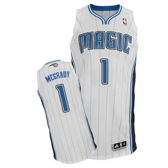 Mens Adidas Orlando Magic 1 Tracy Mcgrady Authentic White Home NBA Jersey Mens Adidas Orlando Magic 1 Tracy Mcgrady Authentic White Home NBA Jersey