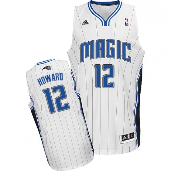 Mens Adidas Orlando Magic 12 Dwight Howard Swingman White Home NBA Jersey Mens Adidas Orlando Magic 12 Dwight Howard Swingman White Home NBA Jersey