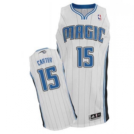 Mens Adidas Orlando Magic 15 Vince Carter Authentic White Home NBA Jersey Mens Adidas Orlando Magic 15 Vince Carter Authentic White Home NBA Jersey