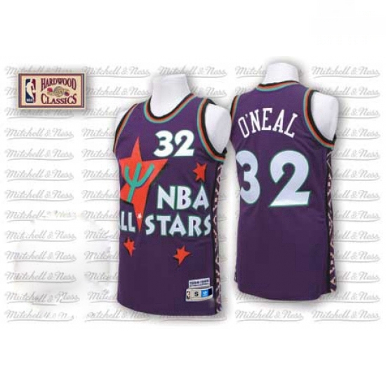 Mens Adidas Orlando Magic 32 Shaquille ONeal Authentic Purple 1995 All Star Throwback NBA Jersey Mens Adidas Orlando Magic 32 Shaquille ONeal Authentic Purple 1995 All Star Throwback NBA Jersey