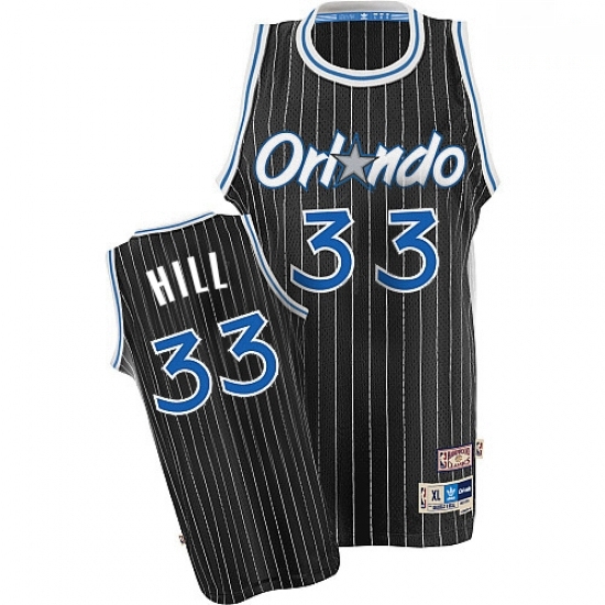 Mens Adidas Orlando Magic 33 Grant Hill Swingman Black Throwback NBA Jersey Mens Adidas Orlando Magic 33 Grant Hill Swingman Black Throwback NBA Jersey