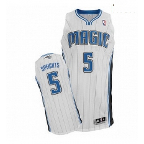 Mens Adidas Orlando Magic 5 Marreese Speights Authentic White Home NBA Jersey Mens Adidas Orlando Magic 5 Marreese Speights Authentic White Home NBA Jersey