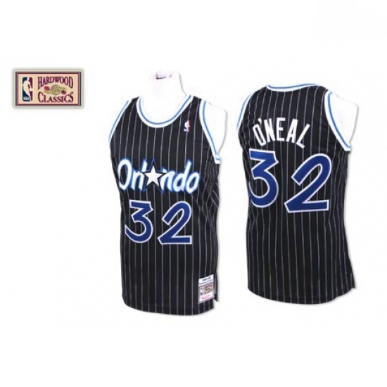 Mens Mitchell and Ness Orlando Magic 32 Shaquille ONeal Swingman Black Throwback NBA Jersey Mens Mitchell and Ness Orlando Magic 32 Shaquille ONeal Swingman Black Throwback NBA Jersey