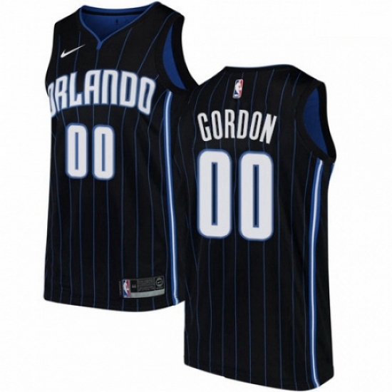 Mens Nike Orlando Magic 0 Aaron Gordon Authentic Black Alternate NBA Jersey Statement Edition Mens Nike Orlando Magic 0 Aaron Gordon Authentic Black Alternate NBA Jersey Statement Edition