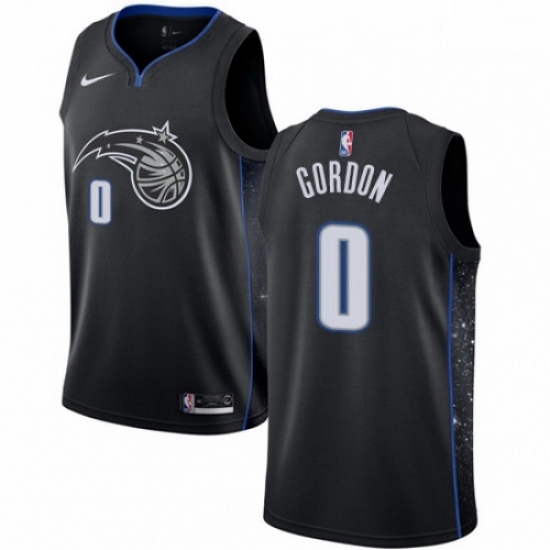 Mens Nike Orlando Magic 0 Aaron Gordon Swingman Black NBA Jersey City Edition Mens Nike Orlando Magic 0 Aaron Gordon Swingman Black NBA Jersey City Edition