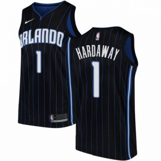 Mens Nike Orlando Magic 1 Penny Hardaway Swingman Black Alternate NBA Jersey Statement Edition Mens Nike Orlando Magic 1 Penny Hardaway Swingman Black Alternate NBA Jersey Statement Edition