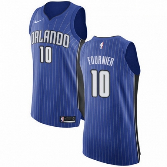 Mens Nike Orlando Magic 10 Evan Fournier Authentic Royal Blue Road NBA Jersey Icon Edition Mens Nike Orlando Magic 10 Evan Fournier Authentic Royal Blue Road NBA Jersey Icon Edition