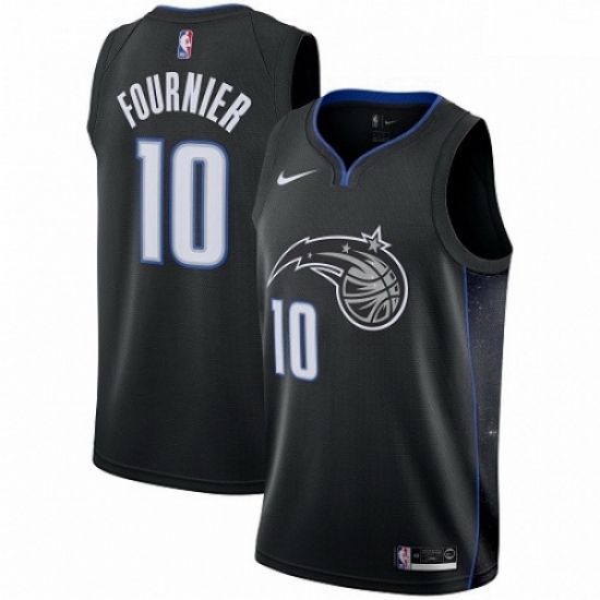 Mens Nike Orlando Magic 10 Evan Fournier Swingman Black NBA Jersey City Edition Mens Nike Orlando Magic 10 Evan Fournier Swingman Black NBA Jersey City Edition