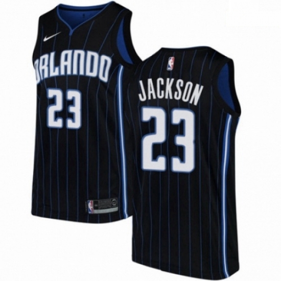 Mens Nike Orlando Magic 23 Justin Jackson Authentic Black NBA Jersey Statement Edition Mens Nike Orlando Magic 23 Justin Jackson Authentic Black NBA Jersey Statement Edition