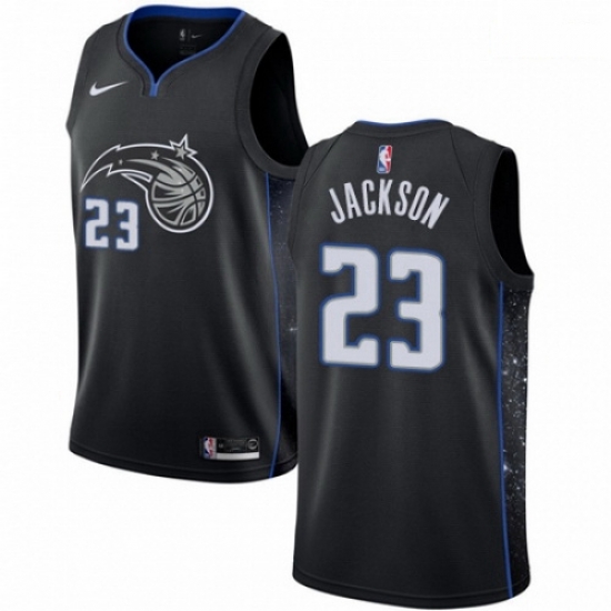 Mens Nike Orlando Magic 23 Justin Jackson Swingman Black NBA Jersey City Edition Mens Nike Orlando Magic 23 Justin Jackson Swingman Black NBA Jersey City Edition