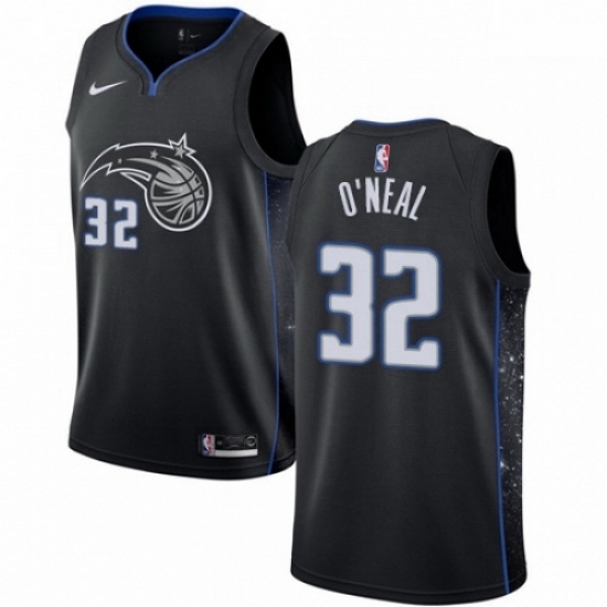 Mens Nike Orlando Magic 32 Shaquille O Neal Swingman Black NBA Jersey City Editi Mens Nike Orlando Magic 32 Shaquille O Neal Swingman Black NBA Jersey City Editi