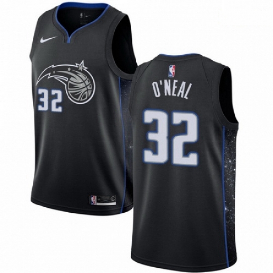 Mens Nike Orlando Magic 32 Shaquille ONeal Swingman Black NBA Jersey City Editi Mens Nike Orlando Magic 32 Shaquille ONeal Swingman Black NBA Jersey City Editi