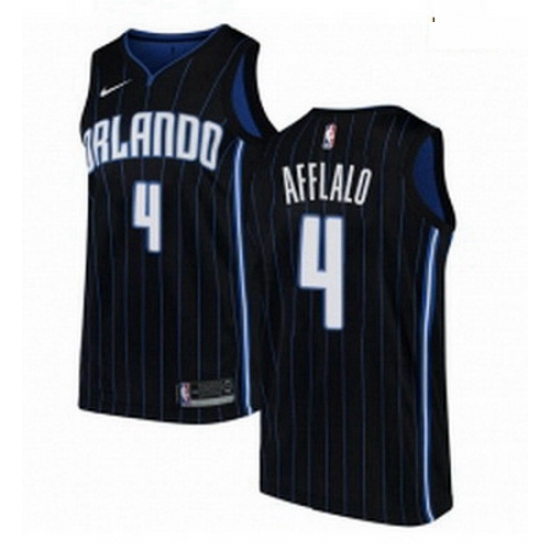 Mens Nike Orlando Magic 4 Arron Afflalo Authentic Black Alternate NBA Jersey Statement Edition Mens Nike Orlando Magic 4 Arron Afflalo Authentic Black Alternate NBA Jersey Statement Edition