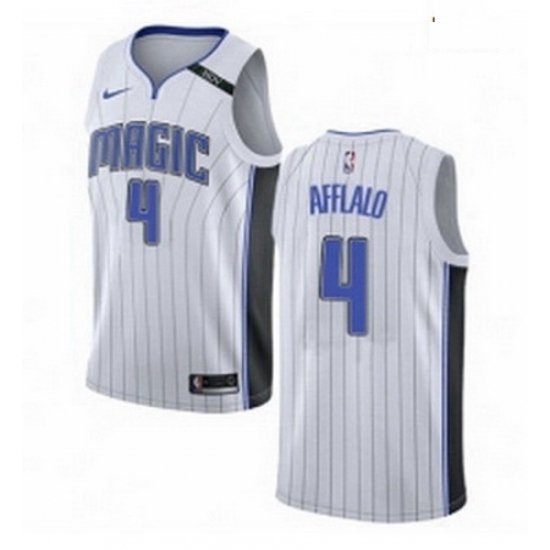 Mens Nike Orlando Magic 4 Arron Afflalo Authentic NBA Jersey Association Edition Mens Nike Orlando Magic 4 Arron Afflalo Authentic NBA Jersey Association Edition