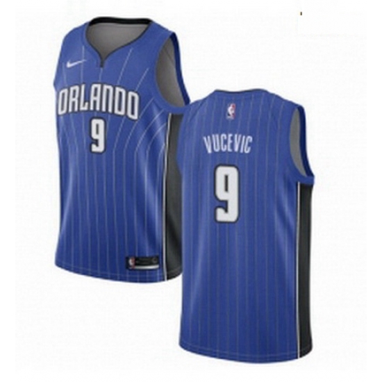 Mens Nike Orlando Magic 9 Nikola Vucevic Swingman Royal Blue Road NBA Jersey Icon Edition Mens Nike Orlando Magic 9 Nikola Vucevic Swingman Royal Blue Road NBA Jersey Icon Edition