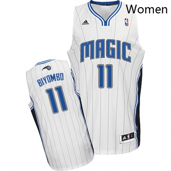 Womens Adidas Orlando Magic 11 Bismack Biyombo Swingman White Home NBA Jersey Womens Adidas Orlando Magic 11 Bismack Biyombo Swingman White Home NBA Jersey
