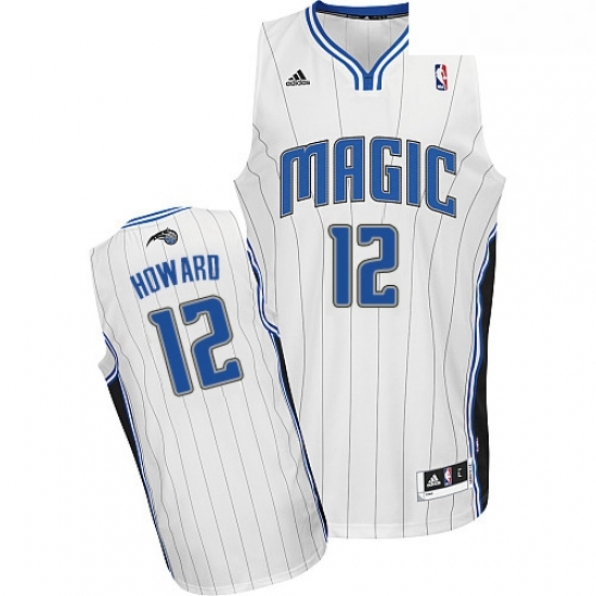 Womens Adidas Orlando Magic 12 Dwight Howard Swingman White Home NBA Jersey 