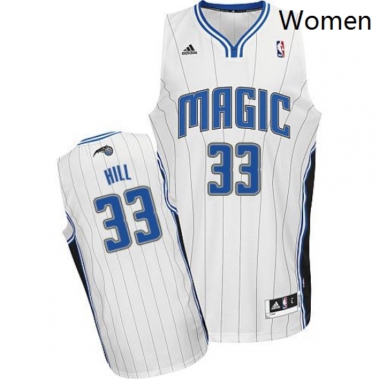 Womens Adidas Orlando Magic 33 Grant Hill Swingman White Home NBA Jersey Womens Adidas Orlando Magic 33 Grant Hill Swingman White Home NBA Jersey
