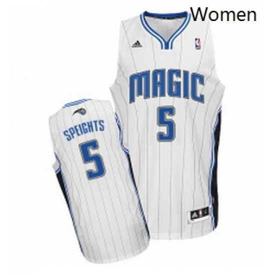 Womens Adidas Orlando Magic 5 Marreese Speights Swingman White Home NBA Jersey Womens Adidas Orlando Magic 5 Marreese Speights Swingman White Home NBA Jersey