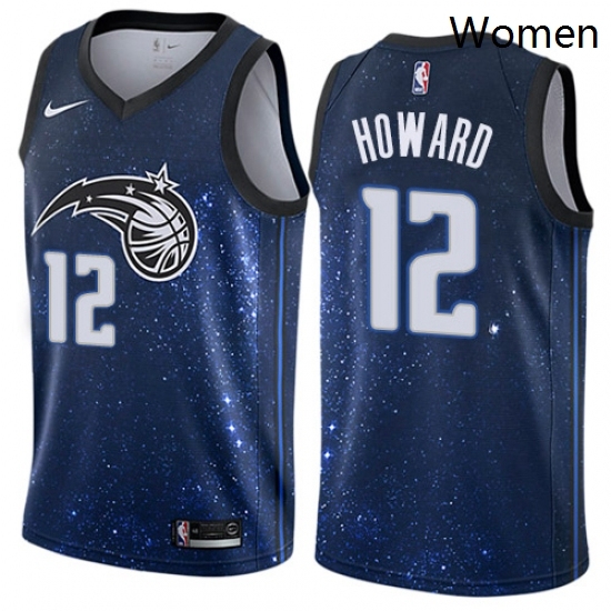 Womens Nike Orlando Magic 12 Dwight Howard Swingman Blue NBA Jersey City Edition Womens Nike Orlando Magic 12 Dwight Howard Swingman Blue NBA Jersey City Edition