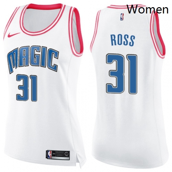 Womens Nike Orlando Magic 31 Terrence Ross Swingman WhitePink Fashion NBA Jersey Womens Nike Orlando Magic 31 Terrence Ross Swingman WhitePink Fashion NBA Jersey