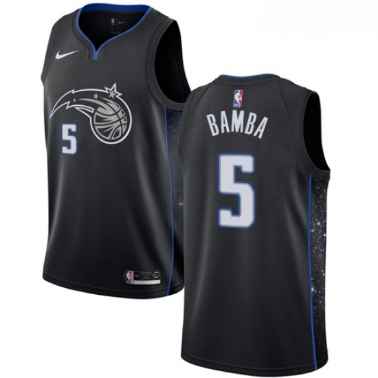 Womens Nike Orlando Magic 5 Mohamed Bamba Swingman Black NBA Jersey City Edition Womens Nike Orlando Magic 5 Mohamed Bamba Swingman Black NBA Jersey City Edition