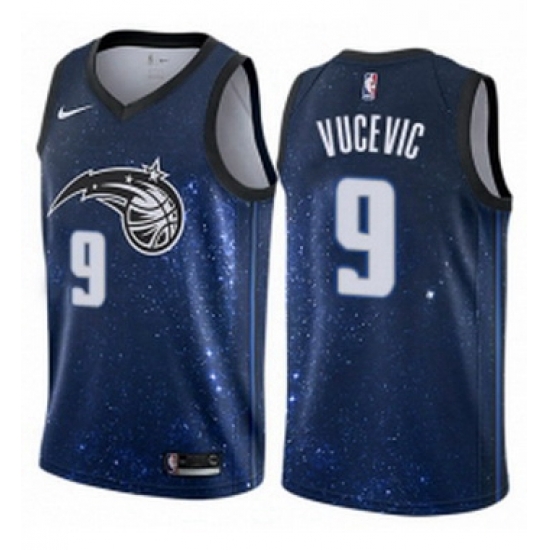 Womens Nike Orlando Magic 9 Nikola Vucevic Swingman Blue NBA Jersey City Edition Womens Nike Orlando Magic 9 Nikola Vucevic Swingman Blue NBA Jersey City Edition
