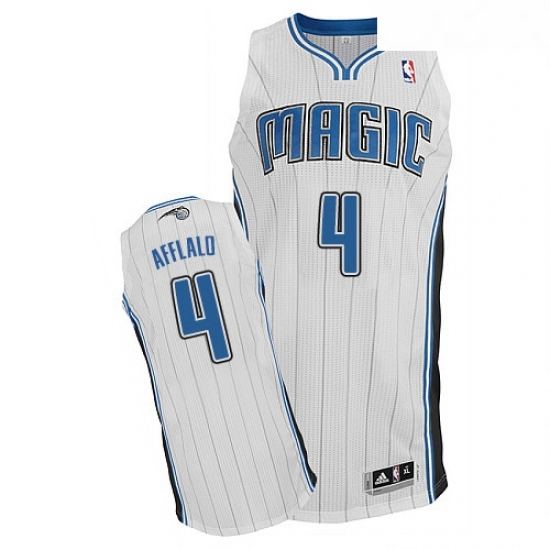 Youth Adidas Orlando Magic 4 Arron Afflalo Authentic White Home NBA Jersey Youth Adidas Orlando Magic 4 Arron Afflalo Authentic White Home NBA Jersey