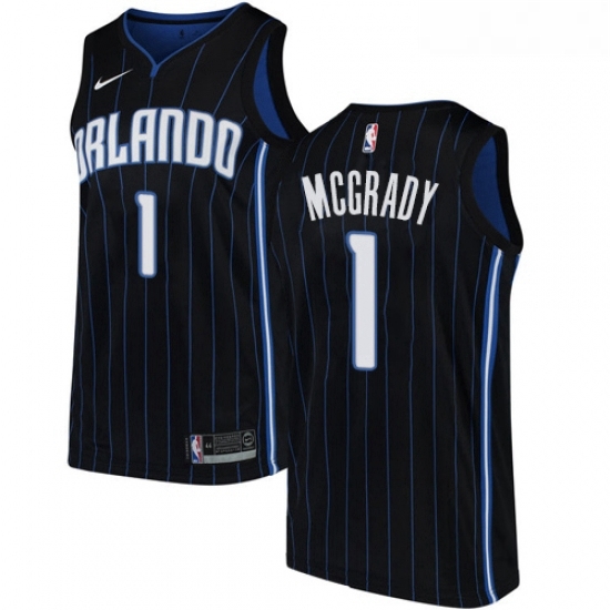 Youth Nike Orlando Magic 1 Tracy Mcgrady Swingman Black Alternate NBA Jersey Statement Edition Youth Nike Orlando Magic 1 Tracy Mcgrady Swingman Black Alternate NBA Jersey Statement Edition
