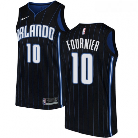 Youth Nike Orlando Magic 10 Evan Fournier Swingman Black Alternate NBA Jersey Statement Edition Youth Nike Orlando Magic 10 Evan Fournier Swingman Black Alternate NBA Jersey Statement Edition