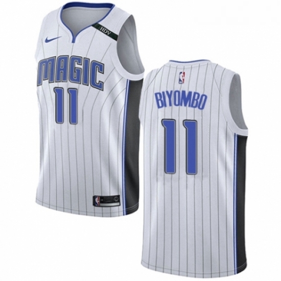 Youth Nike Orlando Magic 11 Bismack Biyombo Authentic NBA Jersey Association Edition Youth Nike Orlando Magic 11 Bismack Biyombo Authentic NBA Jersey Association Edition
