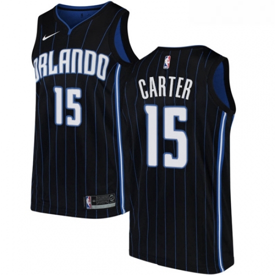 Youth Nike Orlando Magic 15 Vince Carter Authentic Black Alternate NBA Jersey Statement Edition Youth Nike Orlando Magic 15 Vince Carter Authentic Black Alternate NBA Jersey Statement Edition