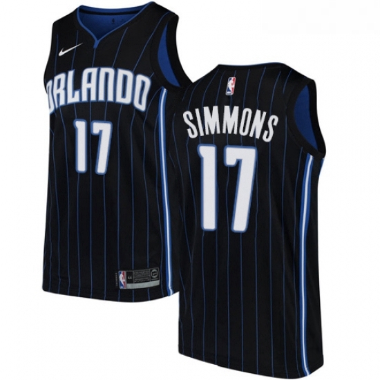 Youth Nike Orlando Magic 17 Jonathon Simmons Authentic Black Alternate NBA Jersey Statement Edition Youth Nike Orlando Magic 17 Jonathon Simmons Authentic Black Alternate NBA Jersey Statement Edition
