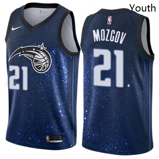 Youth Nike Orlando Magic 21 Timofey Mozgov Swingman Blue NBA Jersey City Edition Youth Nike Orlando Magic 21 Timofey Mozgov Swingman Blue NBA Jersey City Edition