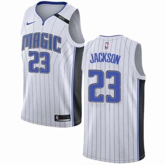 Youth Nike Orlando Magic 23 Justin Jackson Swingman White NBA Jersey Association Edition Youth Nike Orlando Magic 23 Justin Jackson Swingman White NBA Jersey Association Edition
